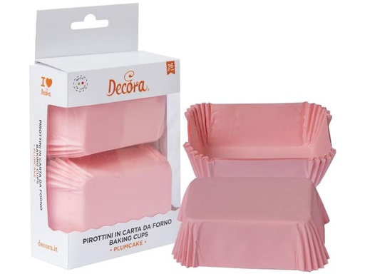 [90284086 1528137] Decora Mini-Cake-Backform 36 Stück, Rosa