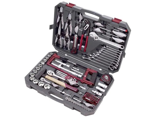 [90048013 1081652] Kraftwerk Steckschlüssel-Set Basic 1/4+1/2 115-teilig