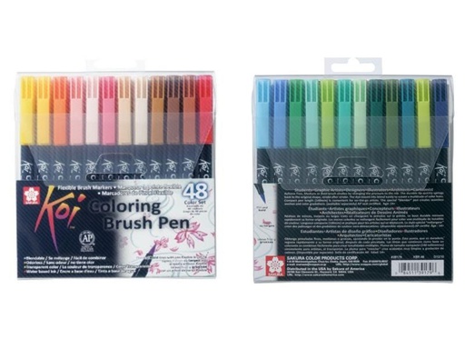 [90048020 1065426] Sakura Brushpen Koi Coloring Color 48er Set