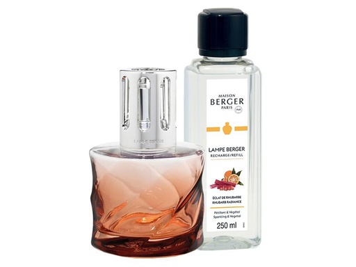 [90284220 1536449] Maison Berger Duftlampe und Refill 250 ml, Bernsteinrosa
