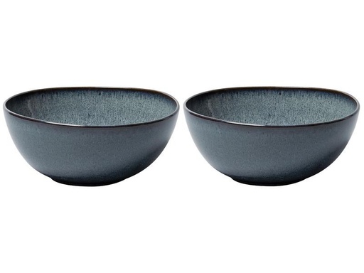 [90284376 1531204] Villeroy &amp; Boch Schüssel Lave 25.5 cm, 2 Stück, Grau