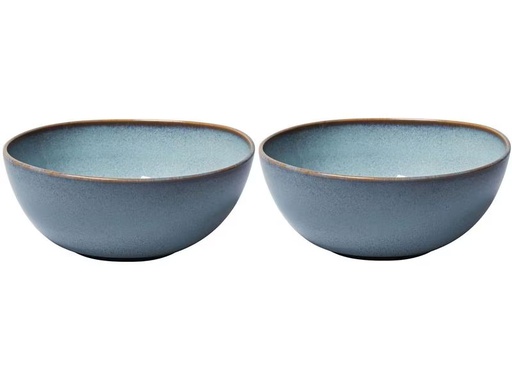 [90284496 1531207] Villeroy &amp; Boch Schüssel Lave 25.5 cm, 2 Stück, Hellblau/Türkis