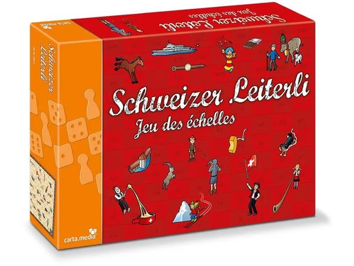 [90285289 1522305] Carta.Media Familienspiel Schweizer Leiterli DE / FR / IT / EN