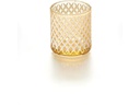 balthasar Windlicht Crystal 7.8 cm, Orange