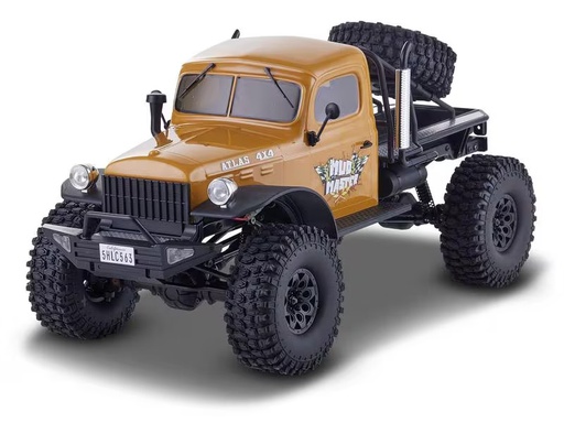 [90285439 1541600] RocHobby Scale Crawler Atlas Mud Master 4WD Gelb, ARTR, 1:10