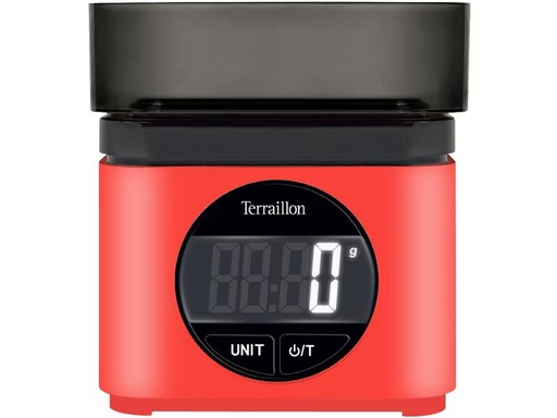 [90285724 1538792] Terralion Küchenwaage BA22 Mythic 70's Rot