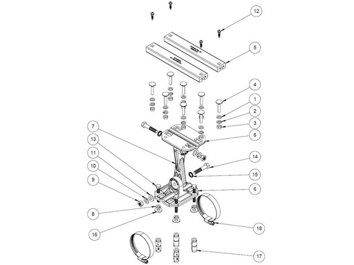 [90048210 521779] HPE Aruba Networking Wandhalterung AP-ANT-MNT-5