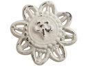Chic Antique Möbelgriff mit französischer Lilie Ø 8 cm, antik Créme