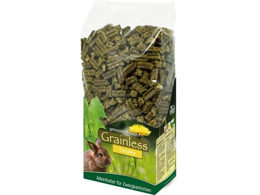 [90286078 1533623] JR Farm Hauptfutter Complete Zwergkaninchen Grainless, 1350 g