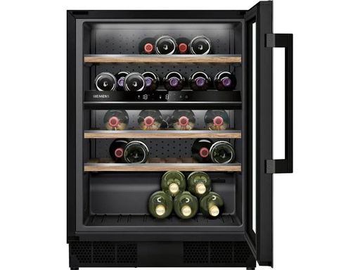 [90286102 1534204] Siemens Weinkühlschrank iQ500 KU21WAHG0 Schwarz, Rechts, Wechselbar