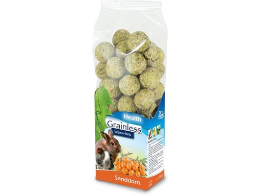 [90286231 1533626] JR Farm Snack Vitamin-Balls Sanddorn Grainless, 150 g