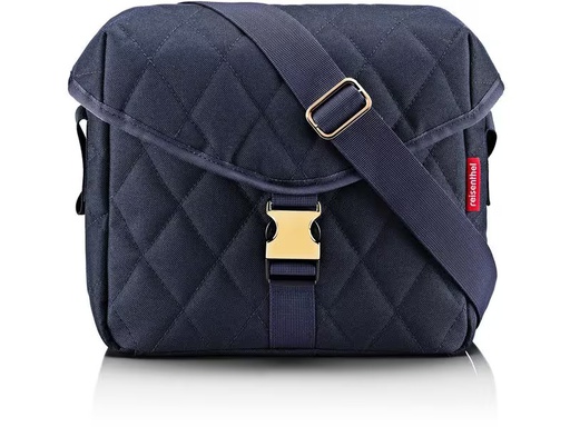 [90286486 1421970] Reisenthel Umhängetasche Saddle Bag M Rhombus Midnight Gold
