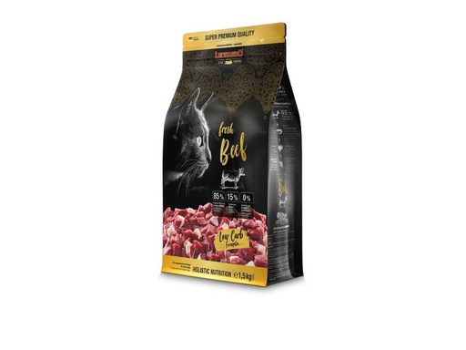 [90286498 1531000] Leonardo Cat Food Trockenfutter Fresh Rind, 1.5 kg