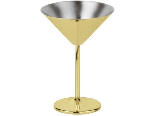 [90286530 1529533] Paderno Cocktailglas 200 ml, 1 Stück, Gold