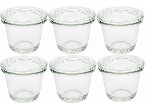 [90286536 1513019] Weck Einmachglas 80 ml, 12 Stück