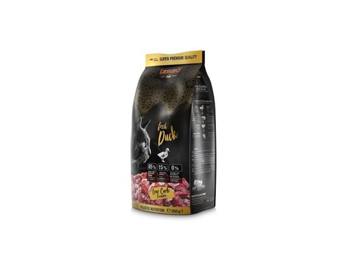 [90286540 1530996] Leonardo Cat Food Trockenfutter Fresh Ente, 250 g