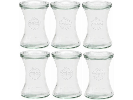 [90286592 1513032] Weck Einmachglas 370 ml, 6 Stück