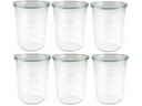 Weck Einmachglas 750 ml, 6 Stück