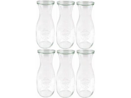 [90286904 1513035] Weck Einmachflasche 500 ml, 6 Stück