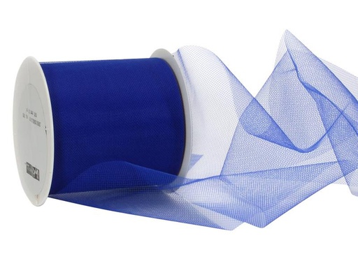 [90004810 1122555] Spyk Geschenkband Torino Tulle 100 mm x 50 m, Blau
