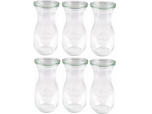 [90287003 1513034] Weck Einmachflasche 250 ml, 6 Stück