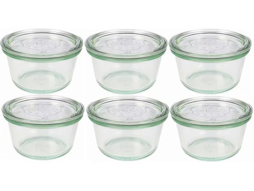 [90287084 1513018] Weck Einmachglas 290 ml, 6 Stück