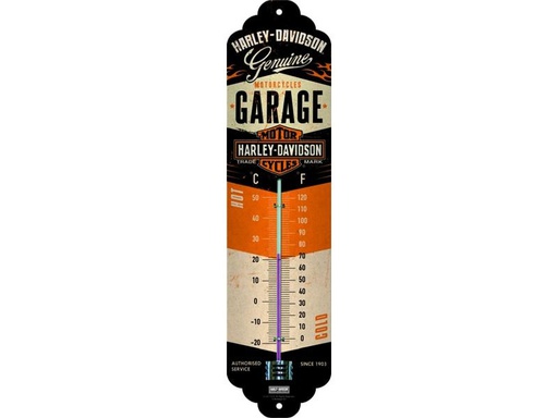 [90287126 1540313] Nostalgic Art Thermometer Harley Davidson 6.5 x 28 cm