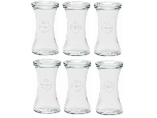 [90287132 1513031] Weck Einmachglas 200 ml, 6 Stück
