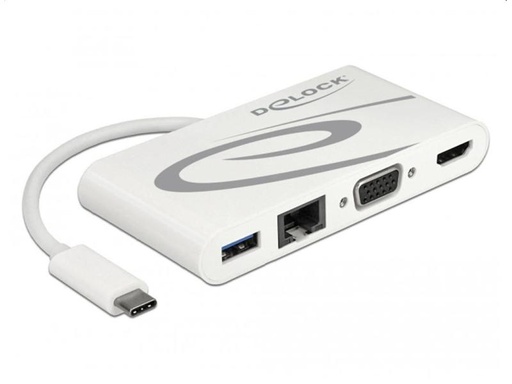 [90004813 814745] Delock Dockingstation USB 3.1 Typ-C - HDMI/VGA/GLAN/PD