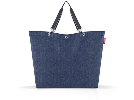 [90287297 1515756] Reisenthel Tasche Classic Shopper XL Herringbone Dark Blue