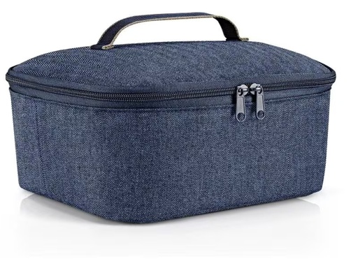 [90287375 1515738] Reisenthel Kühltasche M Pocket Herringbone Dark Blue