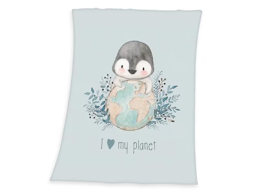 [90287405 1518607] Herding Kuscheldecke Pinguin 75 x 100 cm