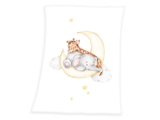 [90287439 1518610] Herding Kuscheldecke Sleeping on the moon 75 x 100 cm