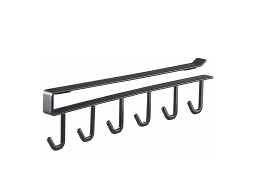 [90287442 1542179] Yamazaki Unter-Regal Utensilienaufhänger Tower, Schwarz