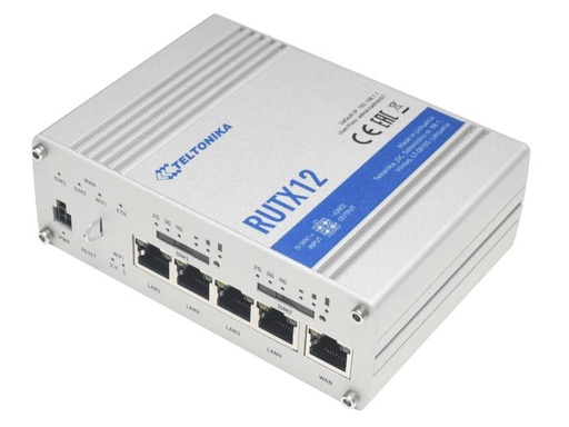 [90000460 1080021] Teltonika LTE-Industrierouter RUTX12 DUAL-LTE Modem integriert