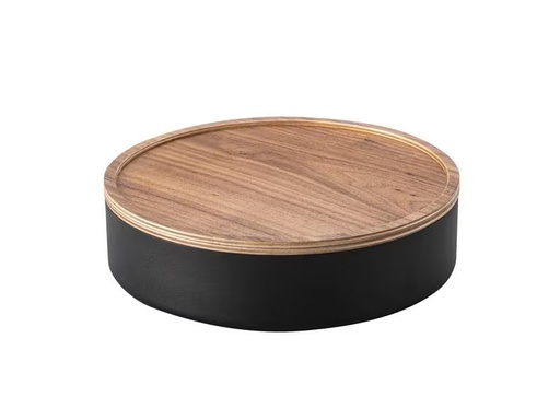 [90287639 1542169] Yamazaki Aufbewahrungsbox Rin Nature/Schwarz