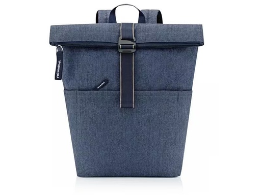 [90287678 1515751] Reisenthel Freizeitrucksack Rolltop backpack Herringbone Dark Blue