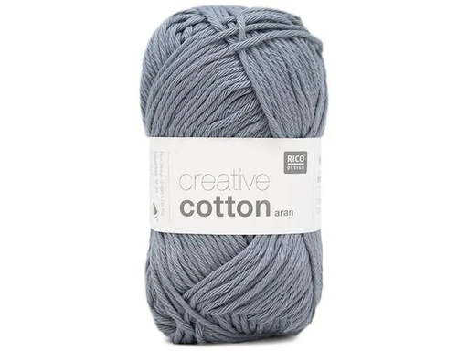 [90004818 1156777] Rico Design Wolle Creative Cotton Aran 50 g, Jeans