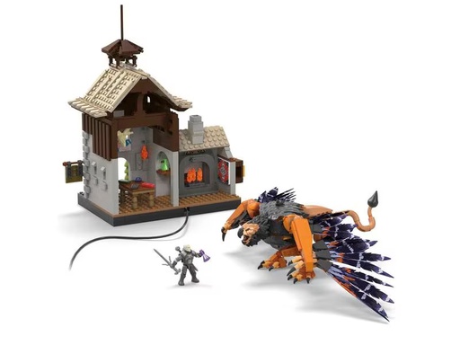 [90287744 1477642] Mega Construx Bausteinmodell The Witcher Geralts Greifjagd