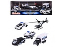 Majorette Polizei-Fahrzeuge – Geschenk-Set mit 4 Spielzeugautos