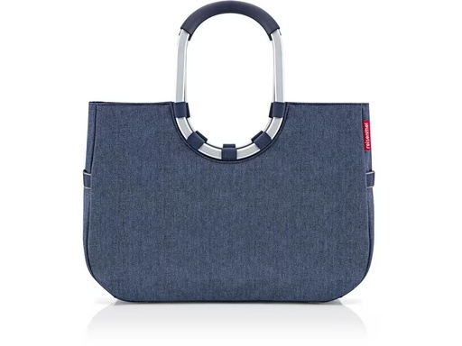 [90287932 1515741] Reisenthel Einkaufskorb Loopshopper L Herringbone Dark Blue