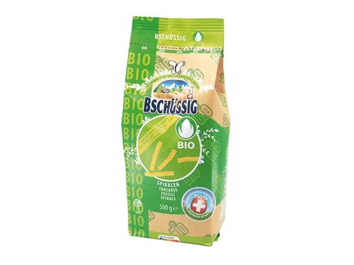 [90288258 1543432] Bschüssig Teigwaren Bio Knospe Spiralen 3Ei 500 g