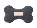 Fuzzyard Hunde-Spielzeug Knochen, Grau, 25 x 16 cm