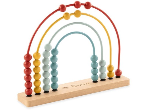 [90288417 1522407] Pinolino Rechenrahmen Abakus-Regenbogen Ruby