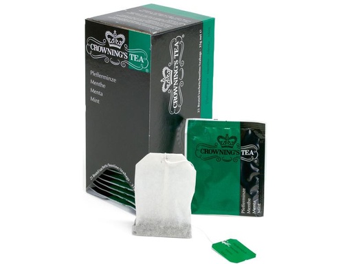 [90288521 1545263] Crowning’s Tea Teebeutel Pfefferminze 25 Stück