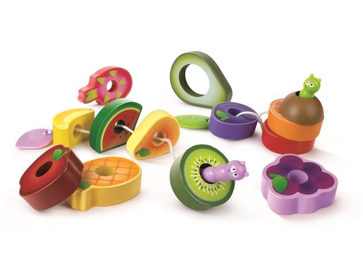 [90288641 1542024] Hape Schlemmerraupen Obstset