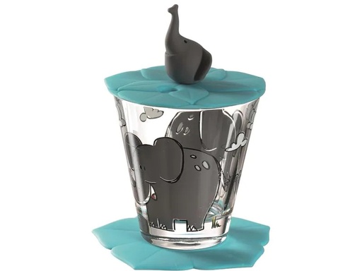 [90048493 1027640] Leonardo Kindertrinkglas Bambini 3-teilig, Elephant