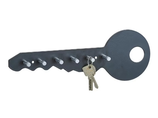 [90288841 1545321] Zeller Present Wandhaken Schlüsselboard Schwarz