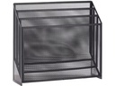 Zeller Present Zeitungsständer News Rack 32 x 9 x 29.5 cm, Schwarz