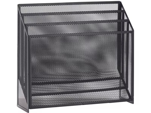 [90288861 1545336] Zeller Present Zeitungsständer News Rack 32 x 9 x 29.5 cm, Schwarz